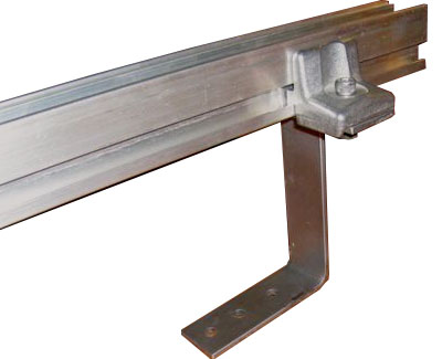 Horizontal Roof Mount Anchor with Rail Clamp
